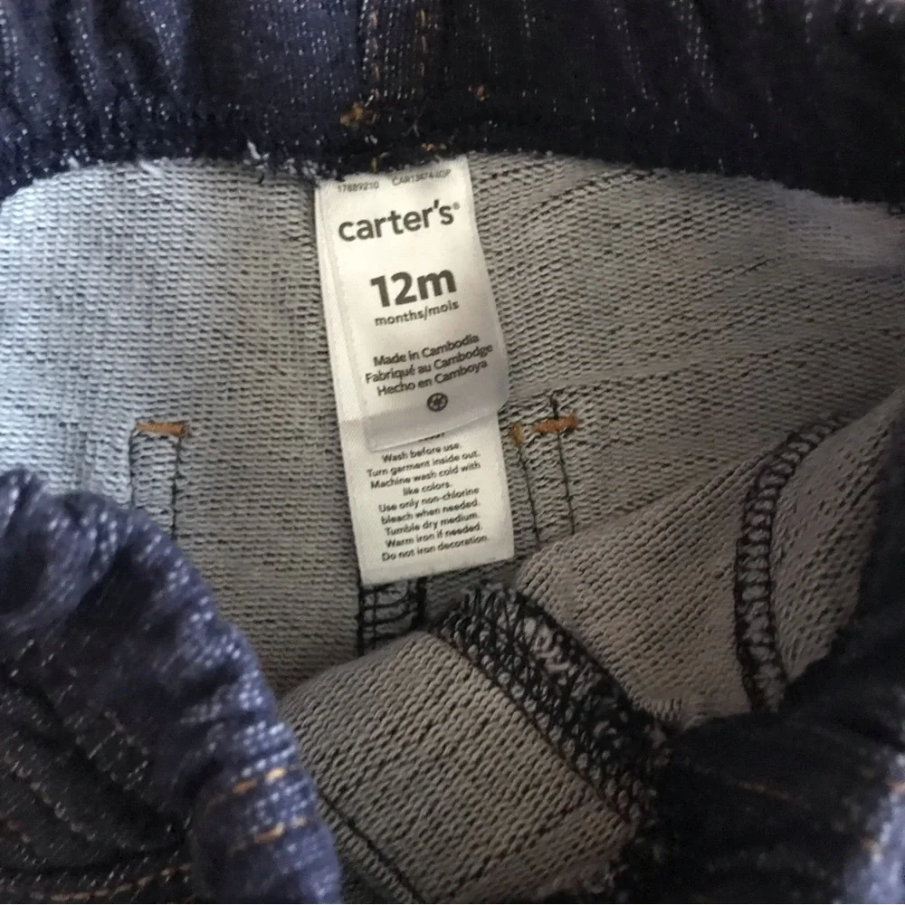 Carter’s Baby Boy Striped Bodysuit and Pant Set Size 12 Months